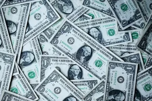 a bunch of one-dollar bills