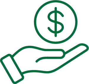 illustration of a hand holding money